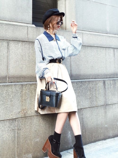 春夏　流行　穿搭